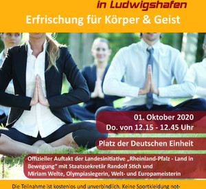 Flyer Bewegte Mittagspause