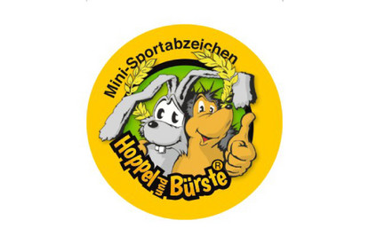 Mini-Sportabzeichen "Hoppel und Bürste"