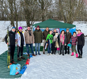 Teilnehmer in Neuwied am World Snow Day