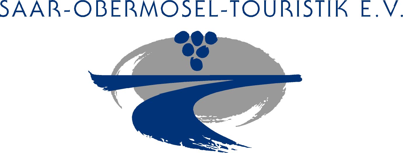 Logo Saar-Obermosel-Touristik e.V. Logo Goto mit Weg und Weinstock